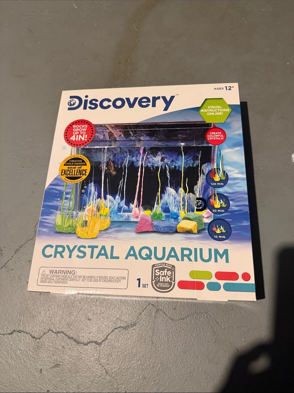 Discovery Crystal Aquarium Kit - Blue, Yellow, Pink, Green, Purple
